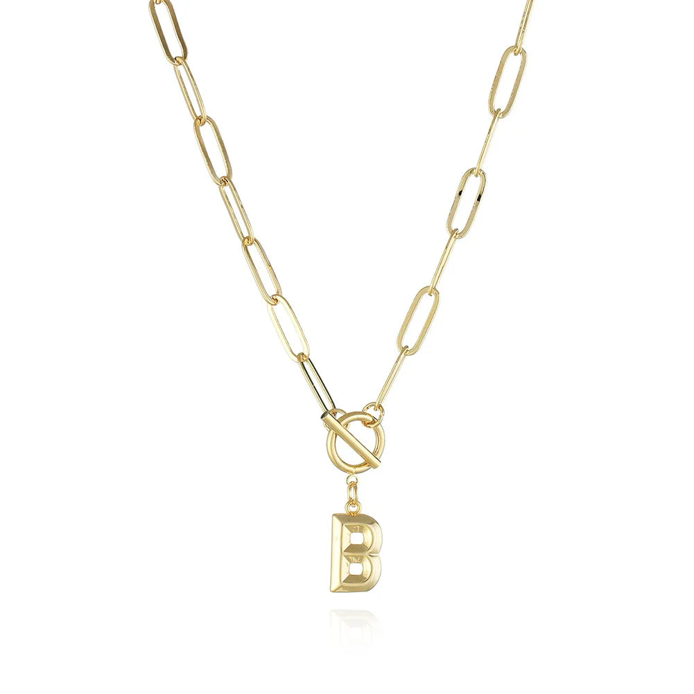 Riley Letter Initial Necklace