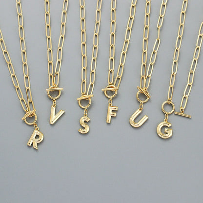 Riley Letter Initial Necklace