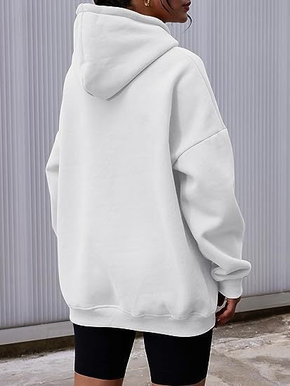 Basic Thick Solid Color Pullover Hoodie