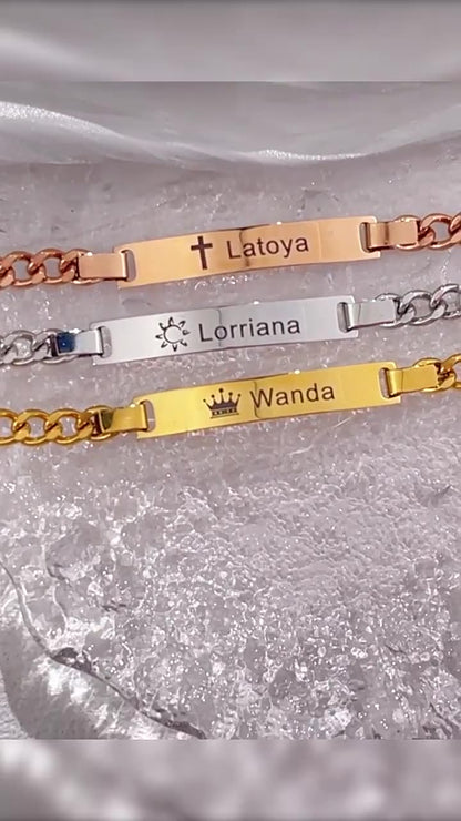 Aylani Engraved Bracelet