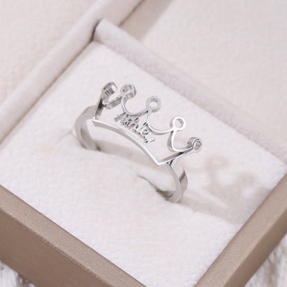 Ivy Crown Handmade Open Ring