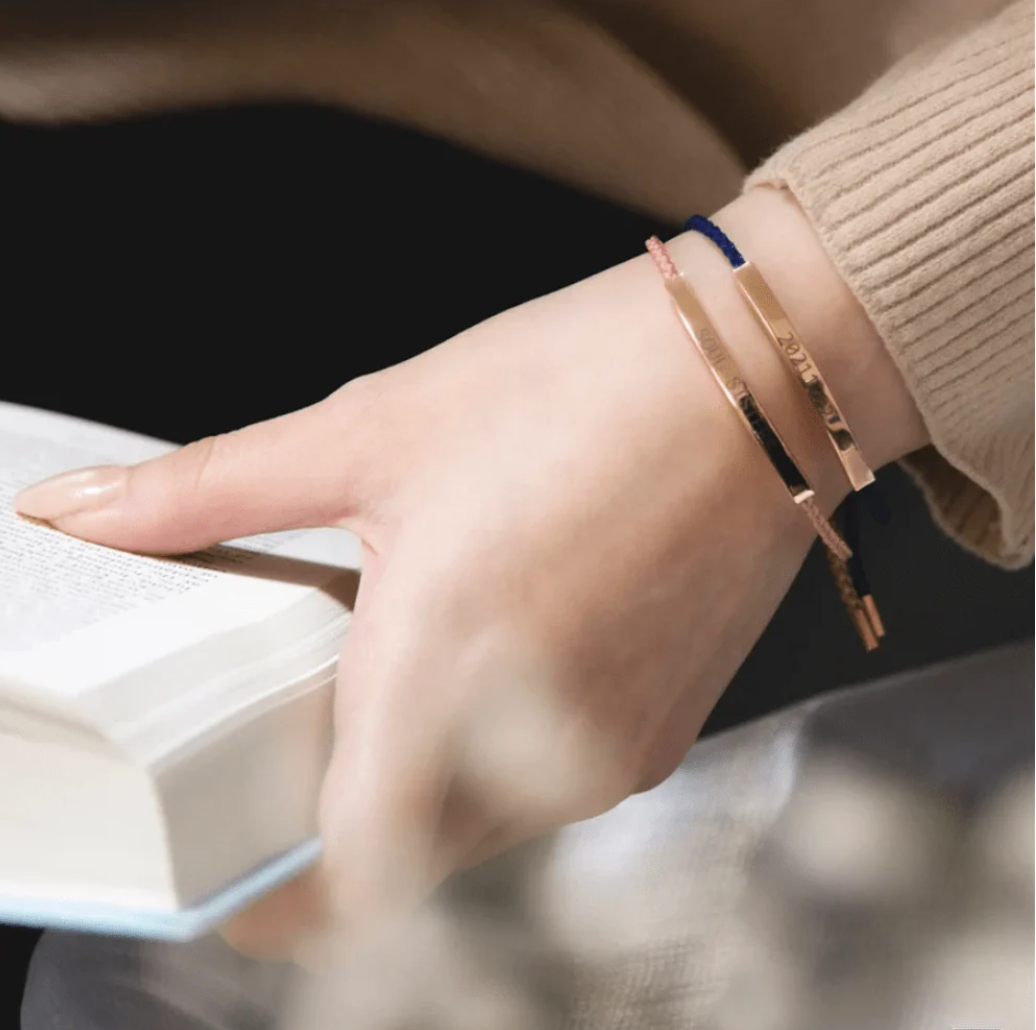 Nora Double Meaning Inspirational Tube Bracelet