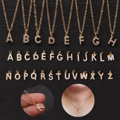 Aspen Initial Pendant Necklace