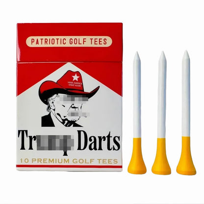 ⚡HOT SALE 39% OFF🔥🏌️Patriotic Premium Golf Tees,Funny Golf Gift 10 Count per pack