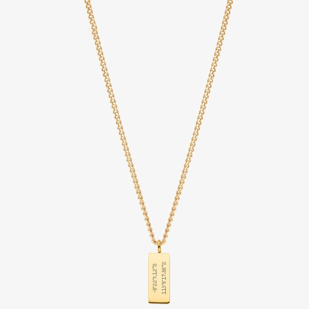 Angus Long Bar DIY Message Necklace