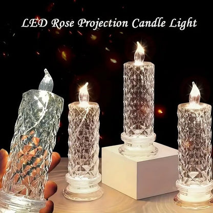 ✨ LED Crystal Candle Lights by LBMLBM™ – Long-Lasting, Elegant Tabletop Lighting for a Romantic Ambiance in Any Room 💖