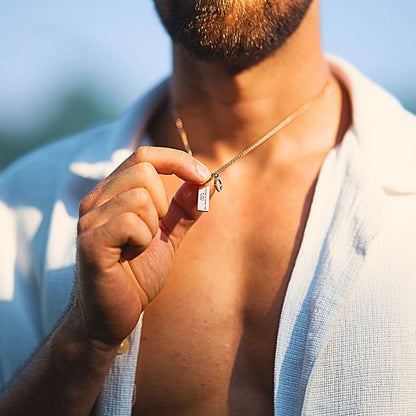 Angus Long Bar DIY Message Necklace