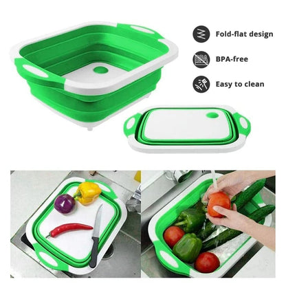 🔥🌡️Hot Sale 49% Off🍗🥗BBQ & Meal Prep Tub | Collapsible Prep Tub🍖🏕️