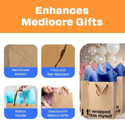 🔥Last Day: Buy 5 Get 5 Free😂MilkToast Snarky Gift Bag🎁Funny Gift Bags(✨5 pcs/Set)