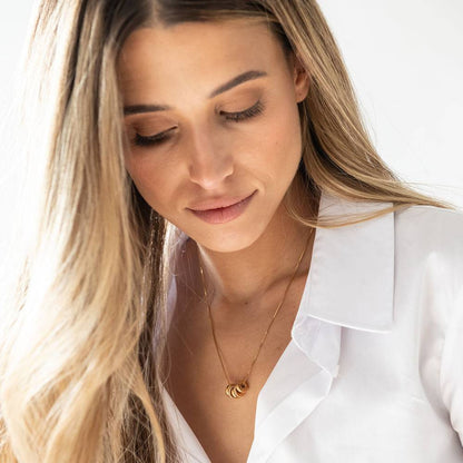 Peyton Personalized Beaded Necklace