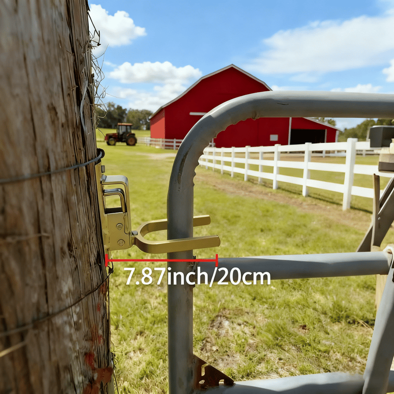 Instant Locking Gate Latch – Prevents Cattle, Sheep & Horses From Escaping