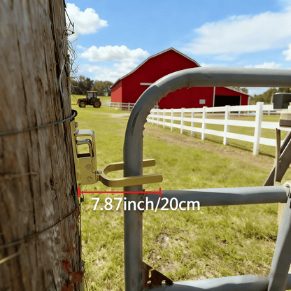 Instant Locking Gate Latch – Prevents Cattle, Sheep & Horses From Escaping