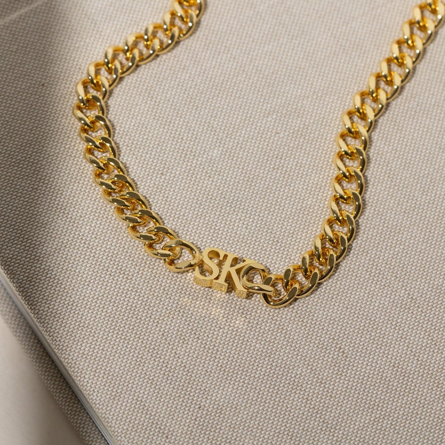 Luka Initials Cuban Chain