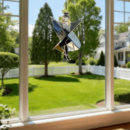 🔥LAST DAY 49% OFF -💃🤘 Handmade Stained Glass Spinner