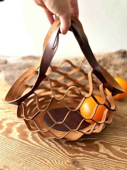 🔥LAST DAY 50% OFF -👜The Zest Bag - Handmade Leather Folding Tote Bag (🔥Same as in the video)