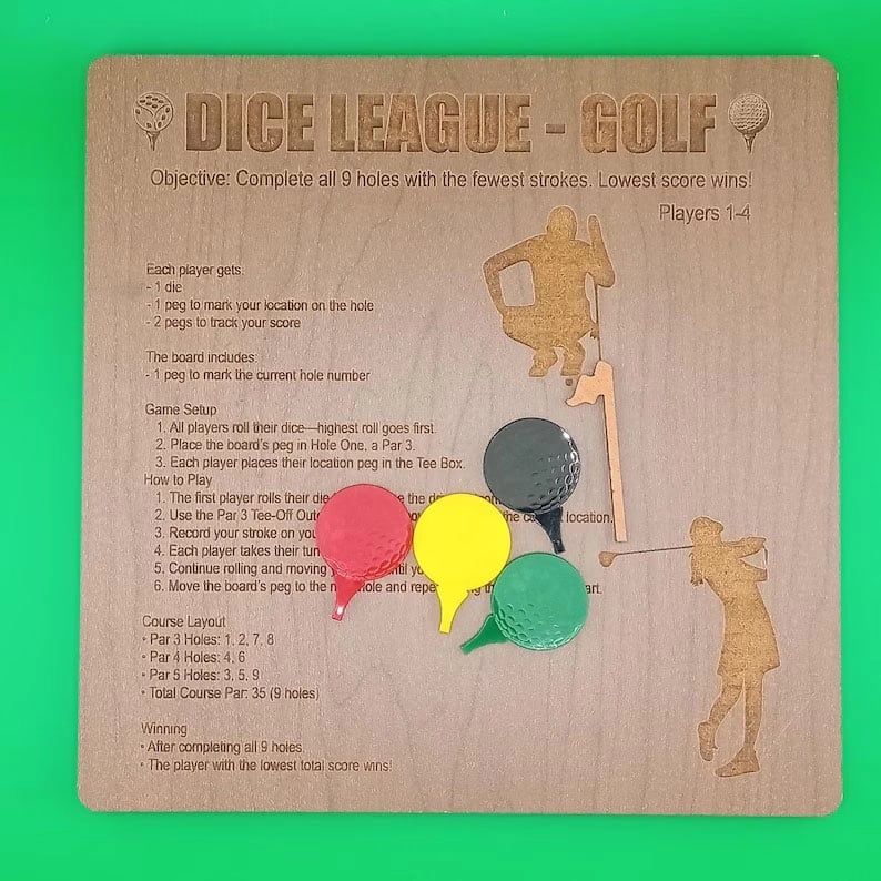 Last Day 49% OFF🏌️⛳Tabletop Dice Golf Game