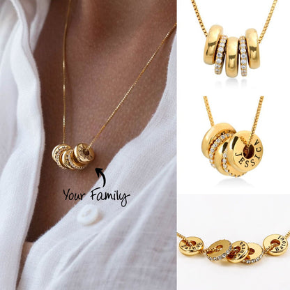 Peyton Personalized Beaded Necklace