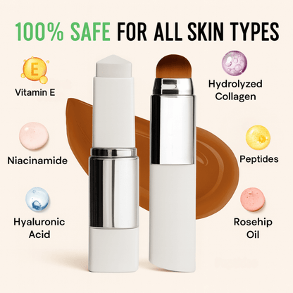 🔥LAST 3 HOURS: 50% OFF! ✨ Color-Adapting Cream Stick – Flawless Skin in One Swipe (Skincare + Makeup)