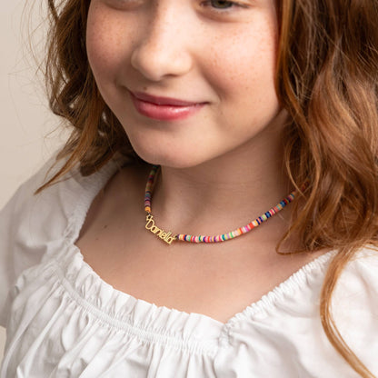 Lainey Rainbow Magic Name Necklace