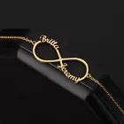 Audrey Personalized Infinity Double Name Necklace